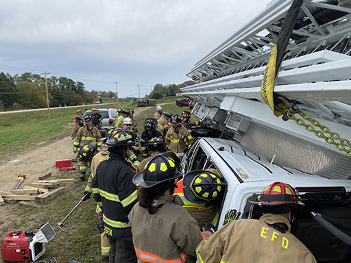 firemen at accident
