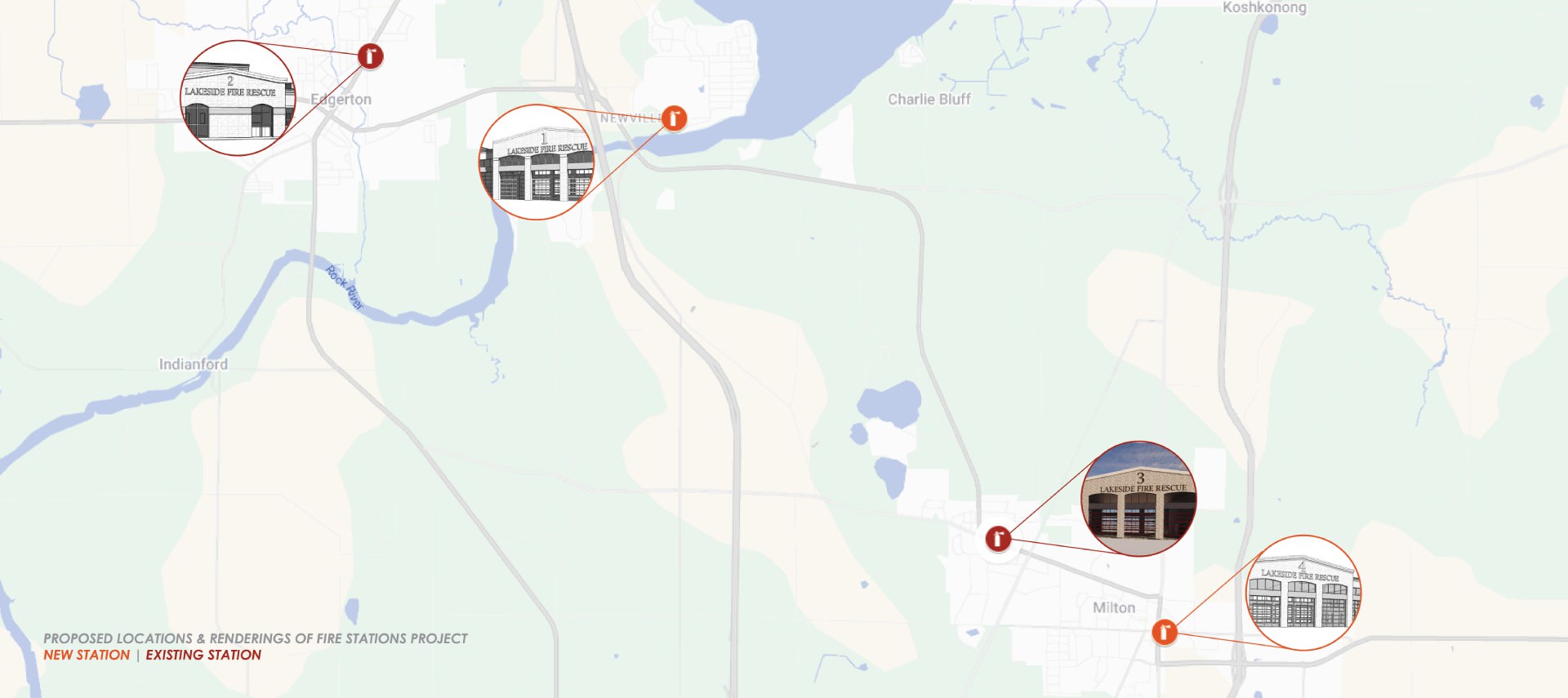 New station locations